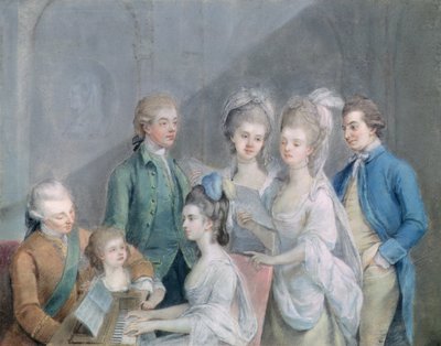 The Family of Charles Schaw, 9th Baron Cathcart by Johan Joseph Zoffany